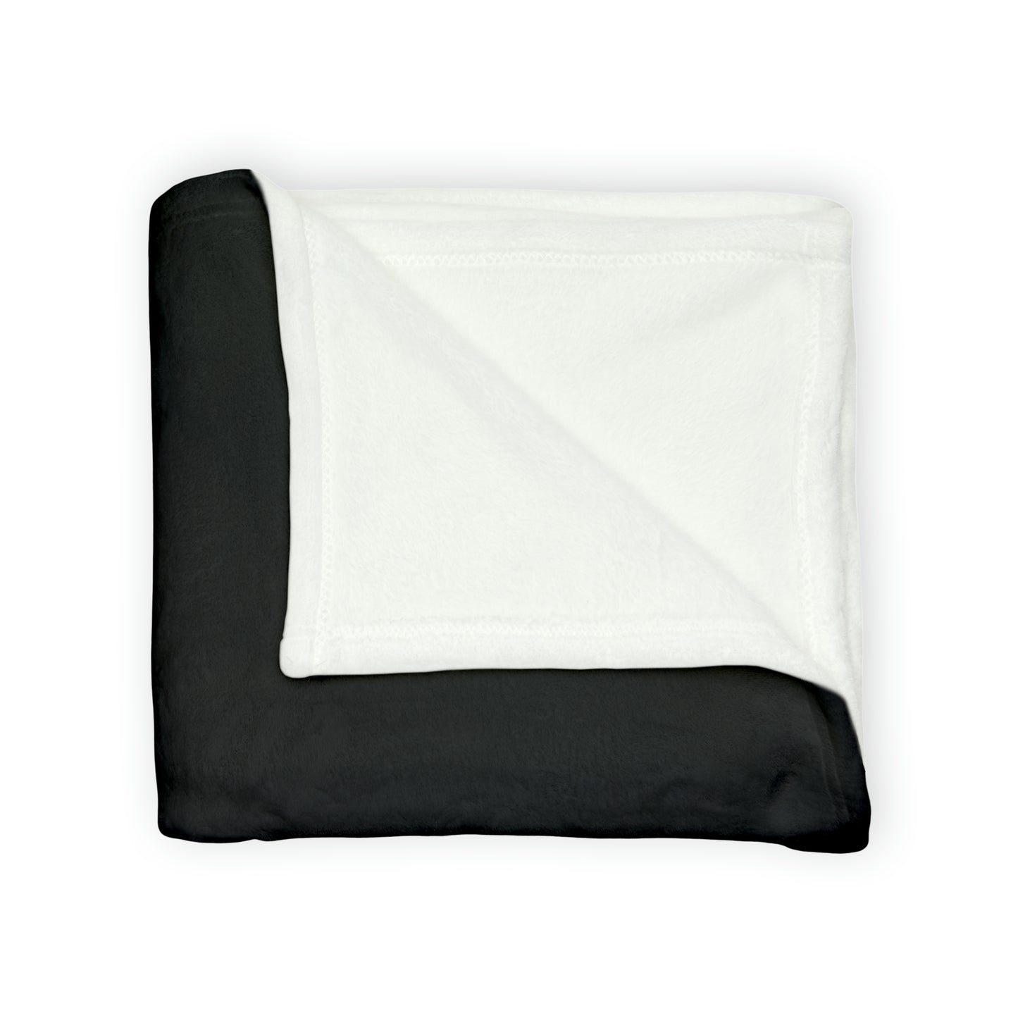 Black Watch Fleece Blanket (Black Background)