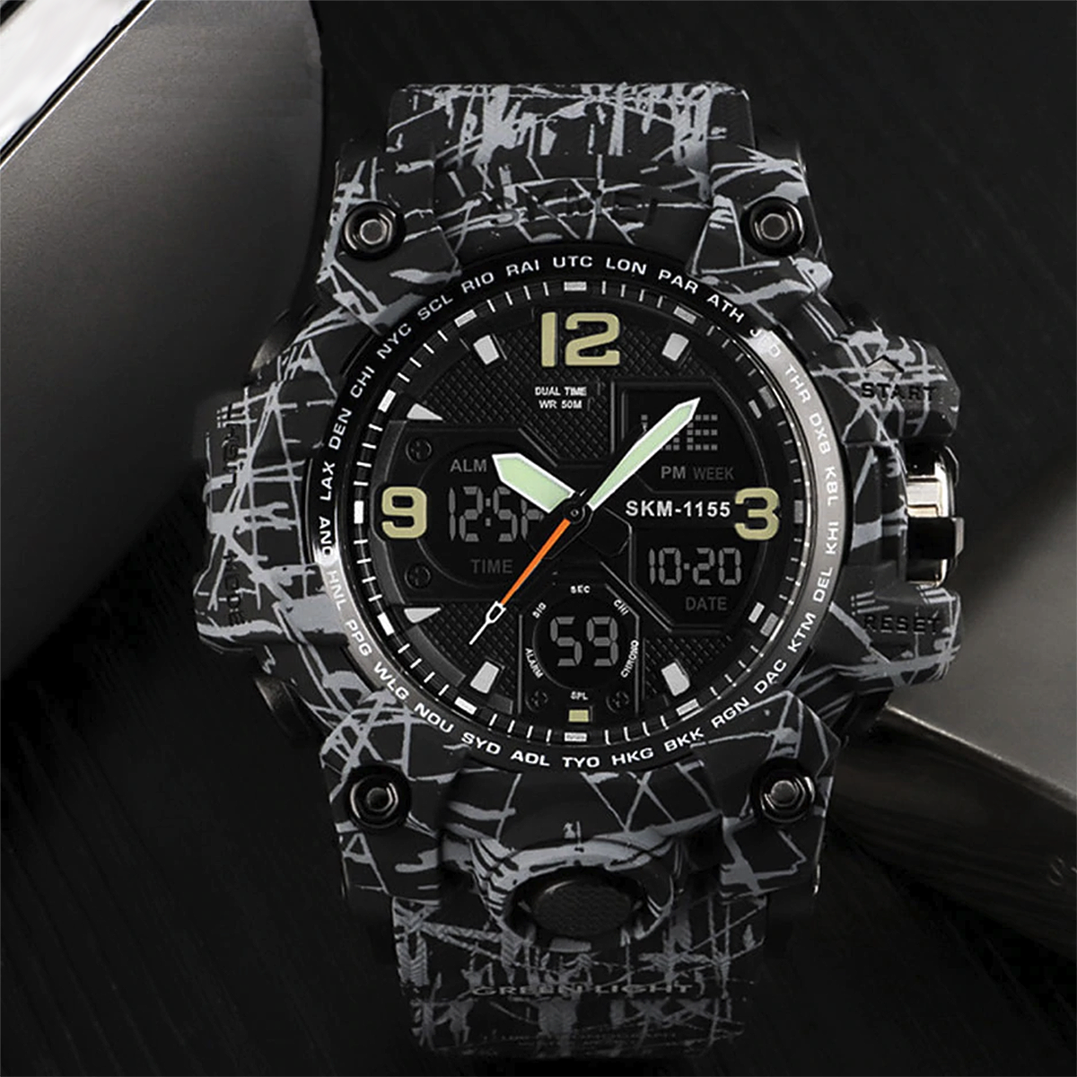 Camouflage Military Watch - SKMEI CAM19