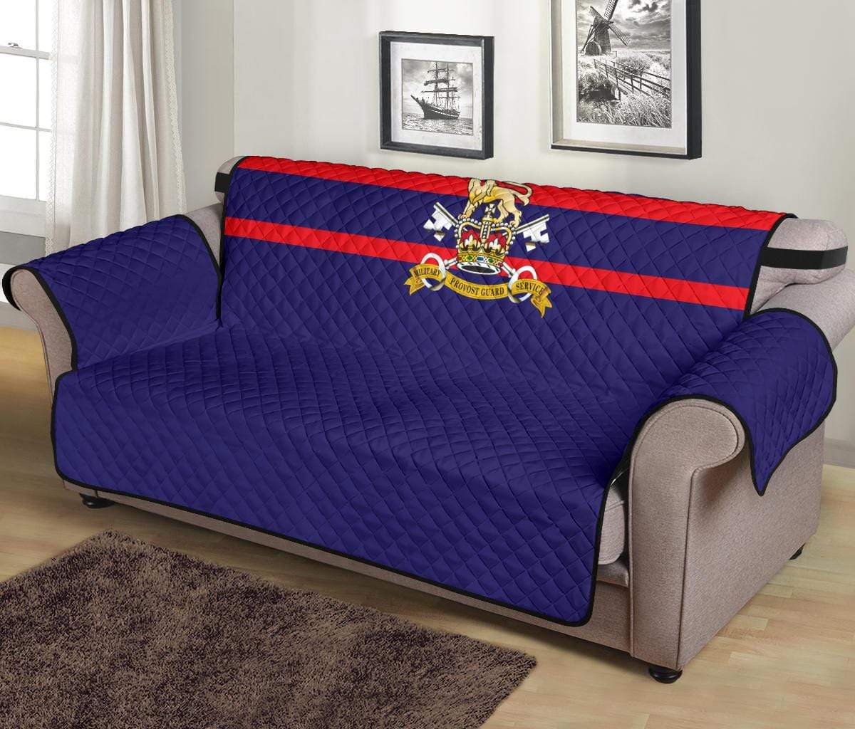 sofa protector 70" 70 Inch Sofa Military Provost Guard Service 3-Seat Sofa Protector