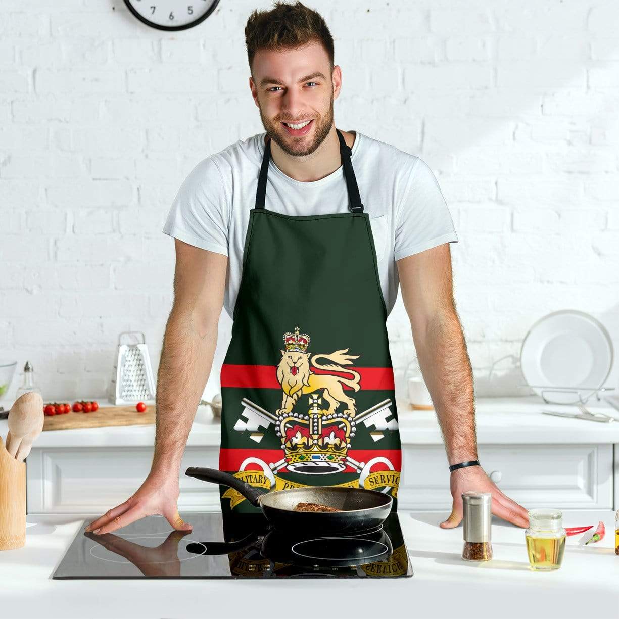 apron Universal Fit Military Provost Guard Service Men's Apron