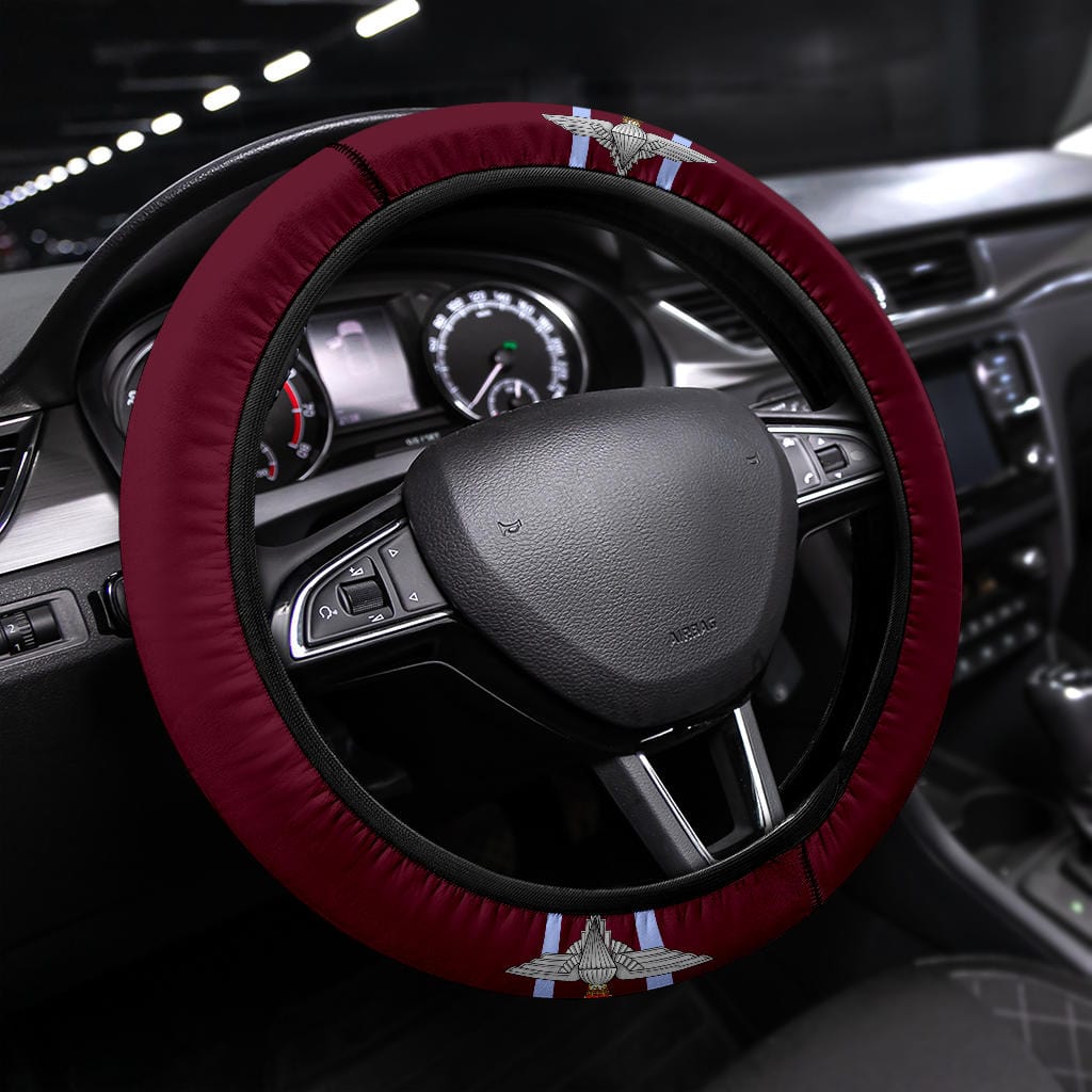 steering wheel cover Steering Wheel Cover - Parachute Regiment Steering Wheel Cover / Universal Fit Parachute Regiment Steering Wheel Cover
