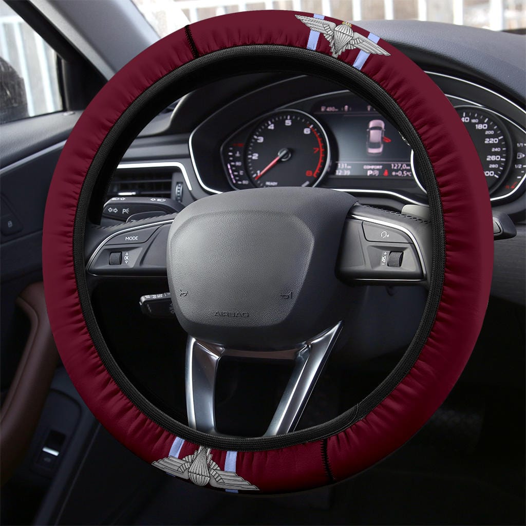 steering wheel cover Steering Wheel Cover - Parachute Regiment Steering Wheel Cover / Universal Fit Parachute Regiment Steering Wheel Cover
