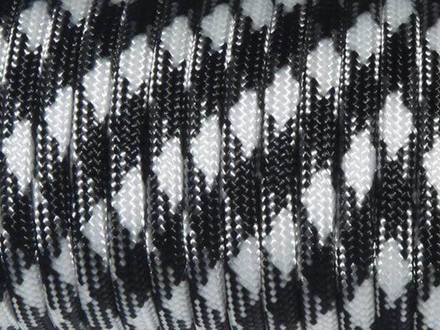 equipment Black and White Paracord 7 Strand