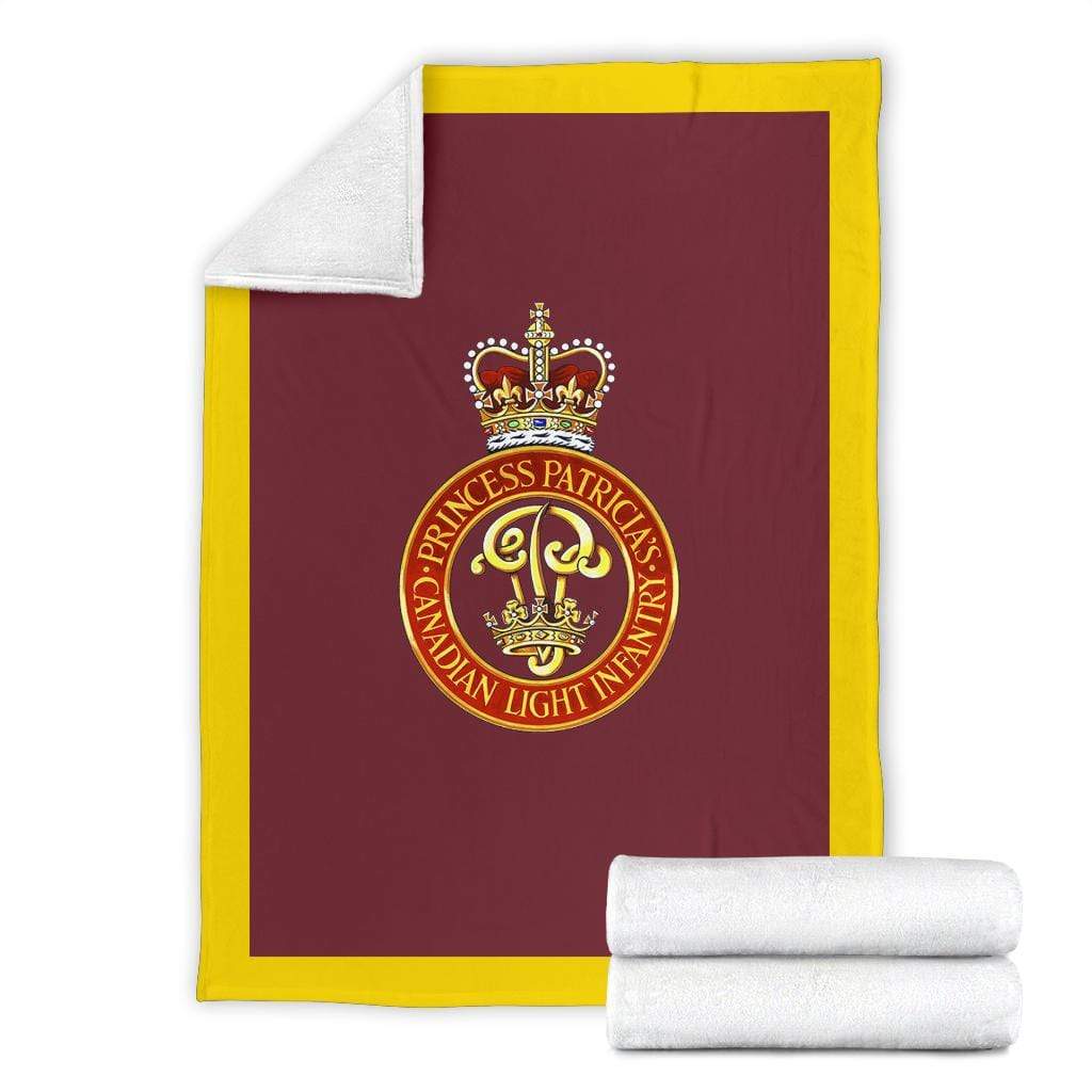 fleece blanket Princess Patricia's Canadian Light Infantry Fleece Throw Blanket