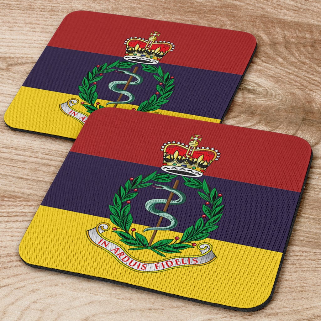 Coasters Square Coasters - Royal Army Medical Corps Coasters (6) / Set of 6 Royal Army Medical Corps Coasters (6)