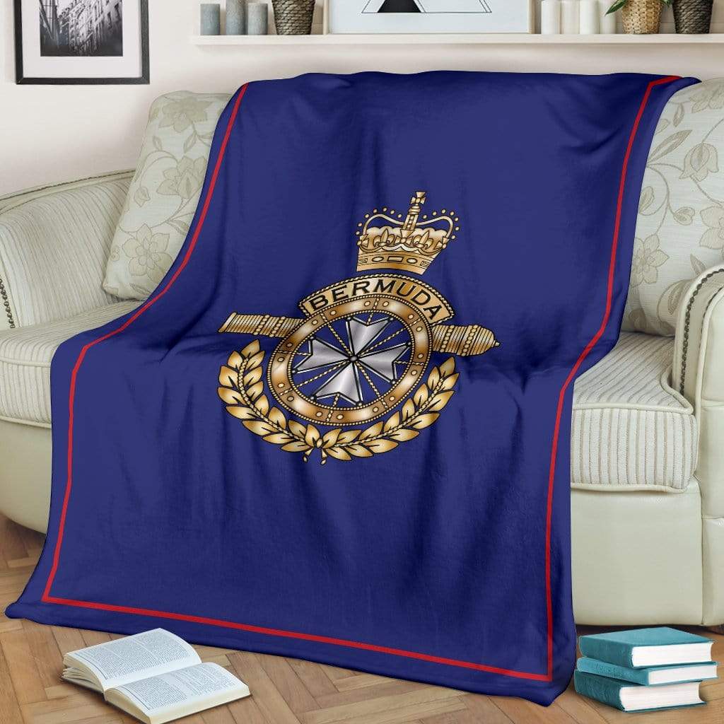 fleece blanket Royal Bermuda Regiment Fleece Blanket