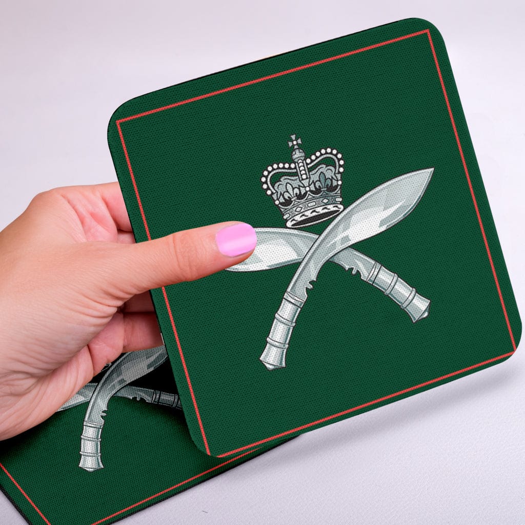 Coasters Square Coasters - Royal Gurkha Rifles Coasters (6) / Set of 6 Royal Gurkha Rifles Coasters (6)