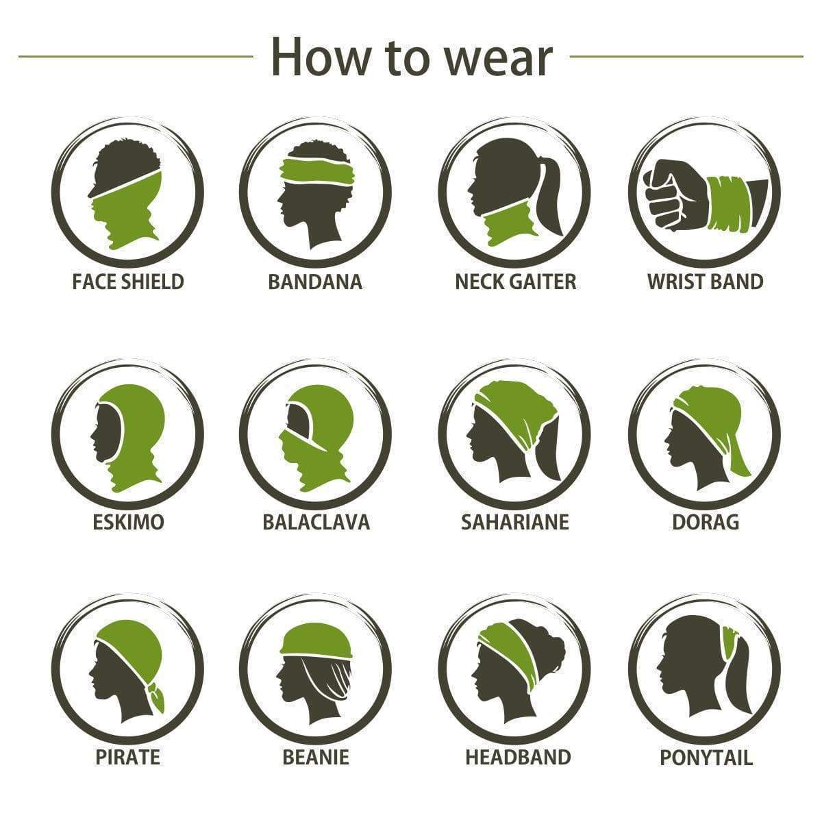 neck gaiter Bandana 3-Pack - Royal Highland Fusiliers Neck Gaiter 3-Pack Royal Highland Fusiliers Neck Gaiter/Headover 3-Pack