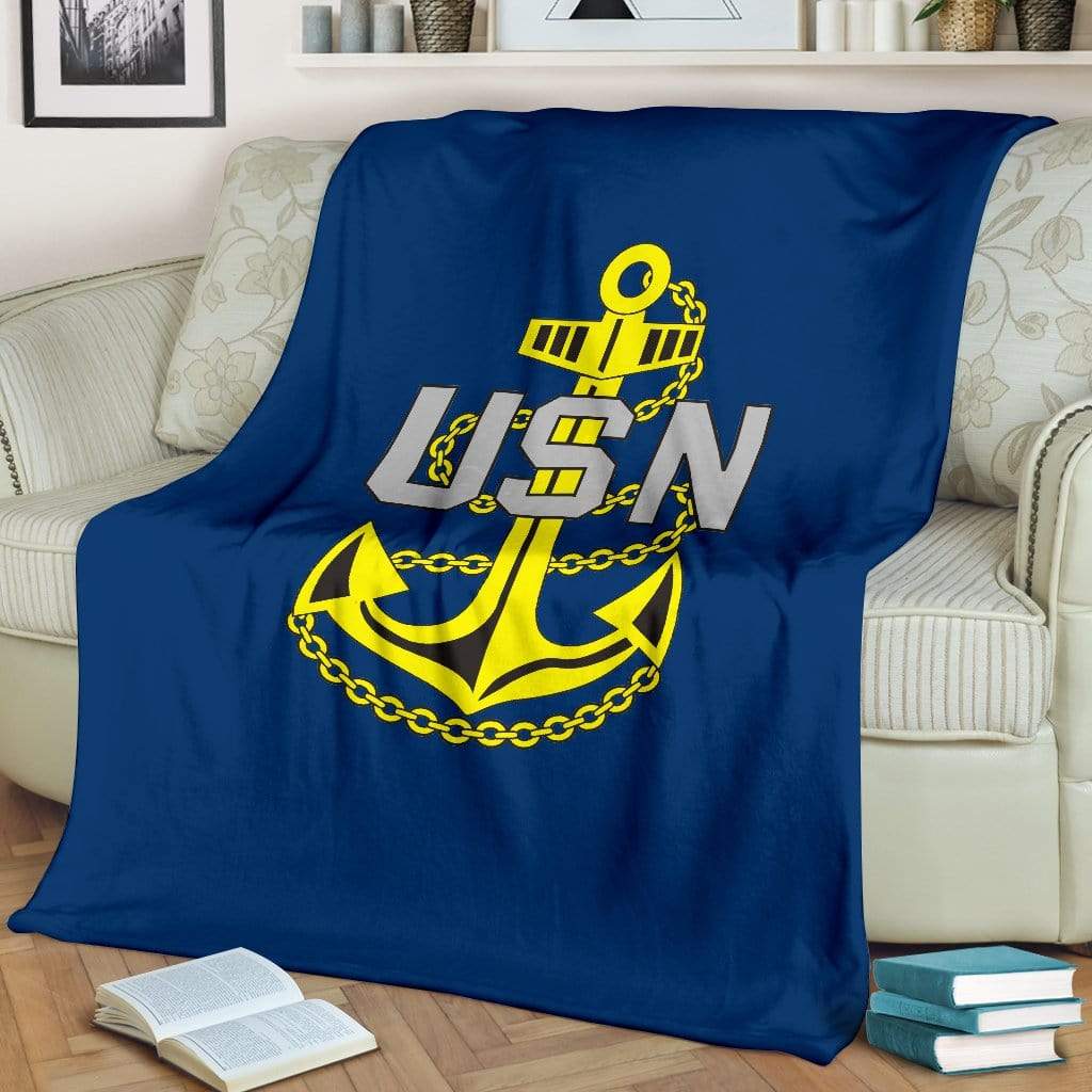 fleece blanket US Navy Fleece Throw Blanket