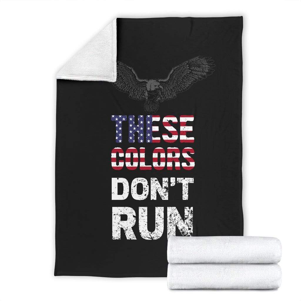 fleece blanket USA Colors Don't Run Fleece Throw Blanket
