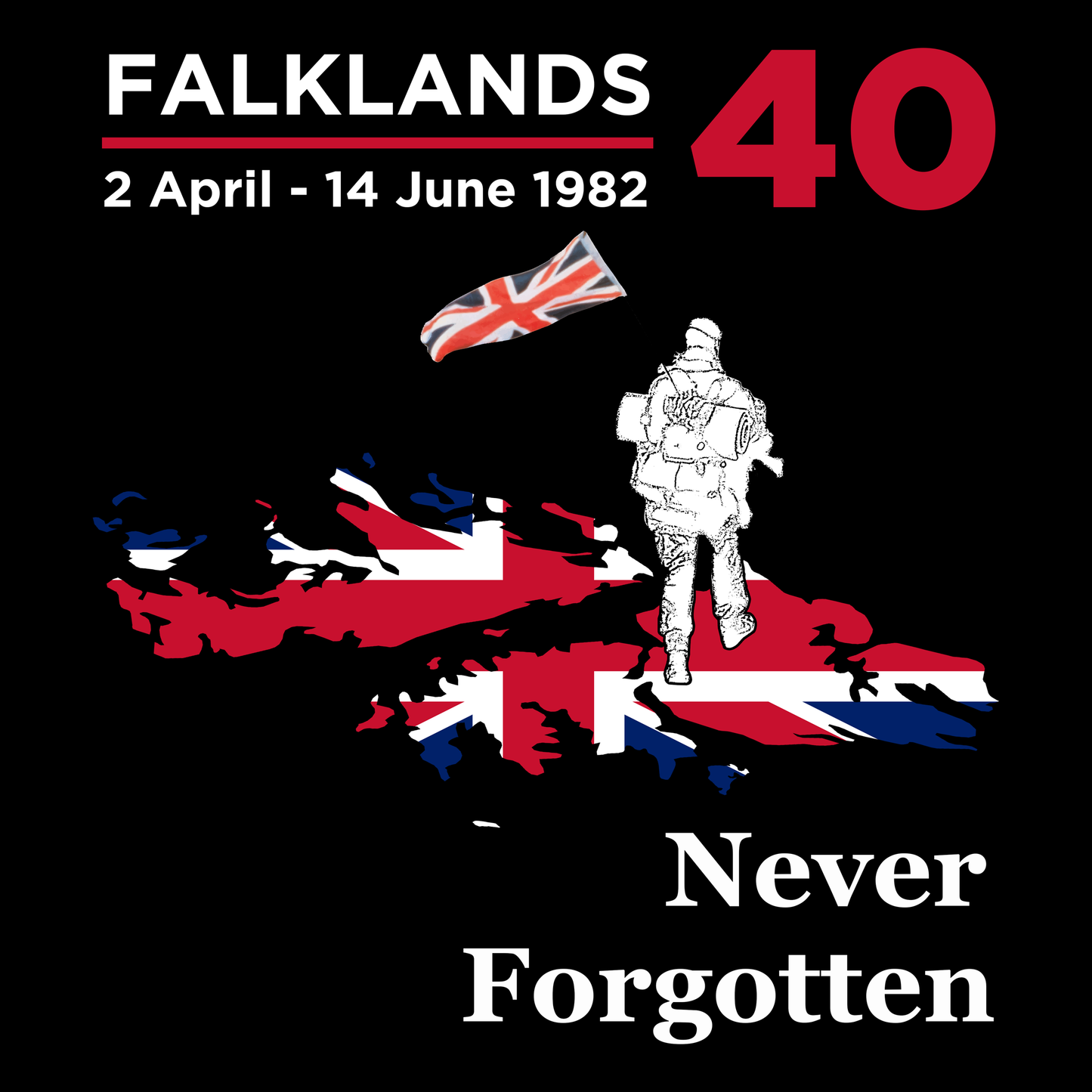 Falklands 40 Yomp (Tee, Sweatshirt & Hoodie)