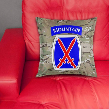10th Mountain Division Pillow Cover