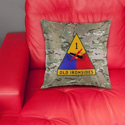 1st Armored Division Pillow Cover
