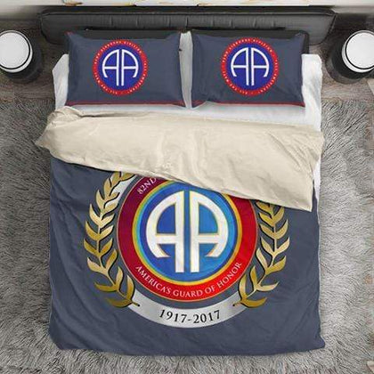 82nd Airborne Centennial and Cam Duvet Covers + 2 Pillow Cases