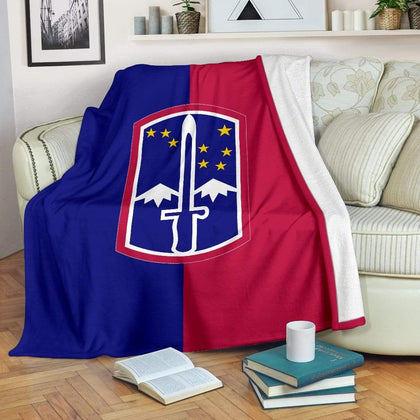 172nd Infantry Brigade Fleece Throw Blanket