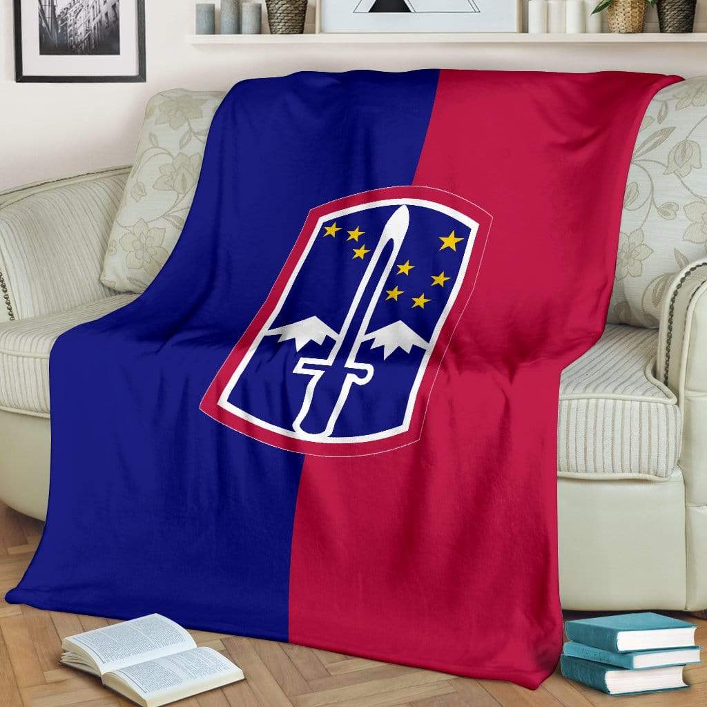 fleece blanket 172nd Infantry Brigade Fleece Throw Blanket