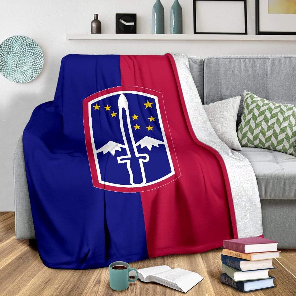 fleece blanket 172nd Infantry Brigade Fleece Throw Blanket