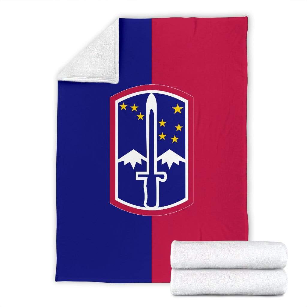 fleece blanket 172nd Infantry Brigade Fleece Throw Blanket