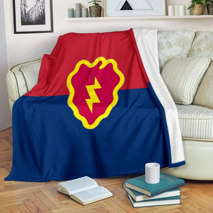 25th Infantry Division Fleece Throw Blanket
