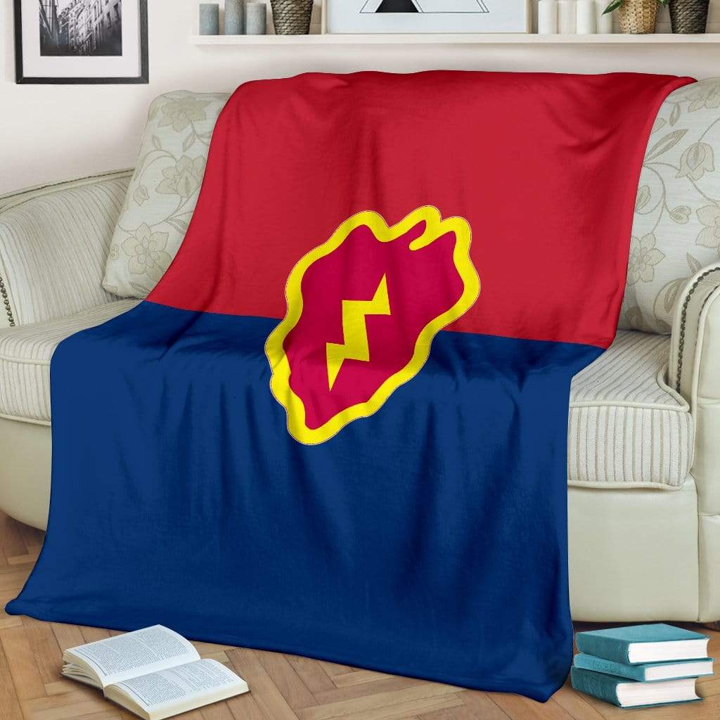 fleece blanket 25th Infantry Division Fleece Throw Blanket