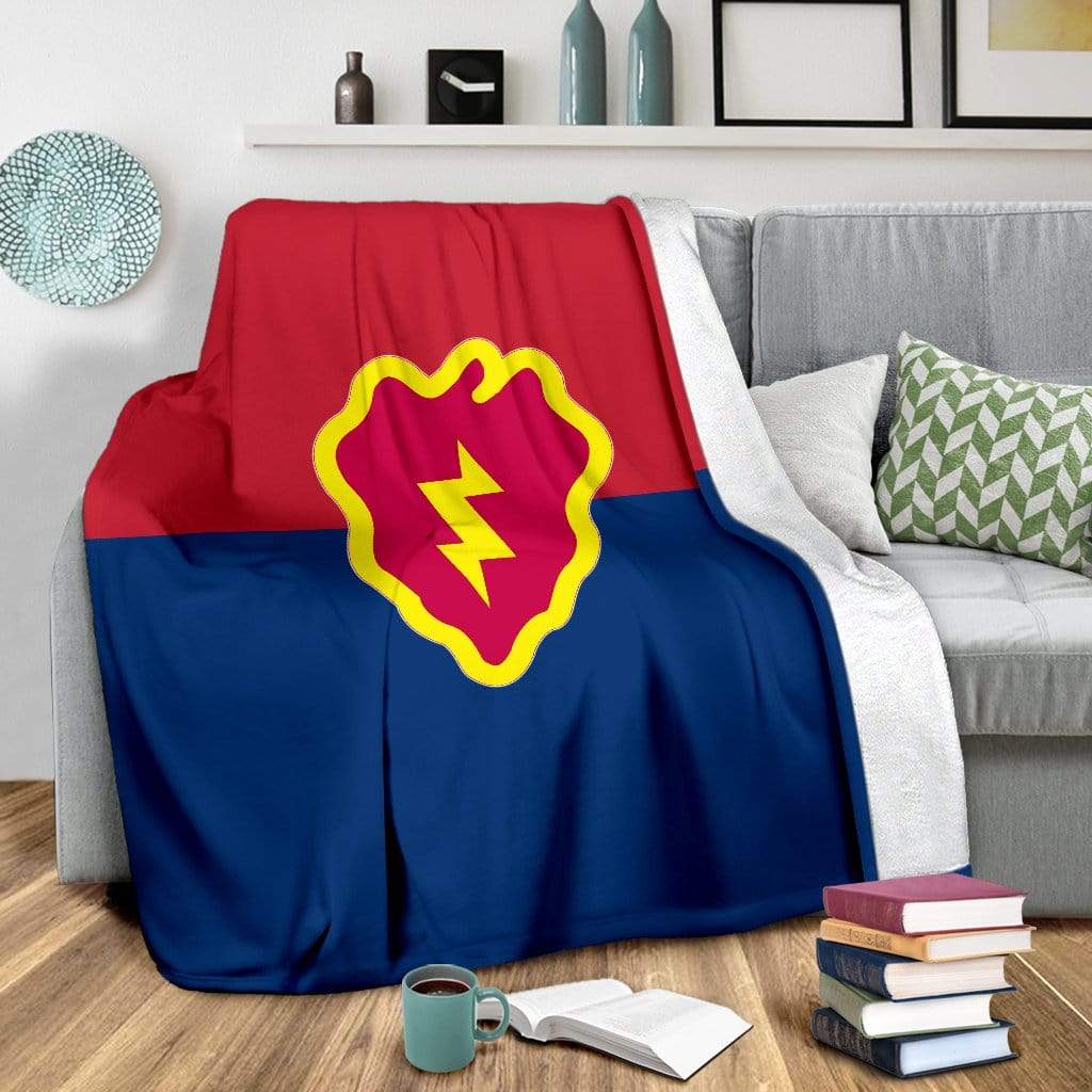 fleece blanket 25th Infantry Division Fleece Throw Blanket