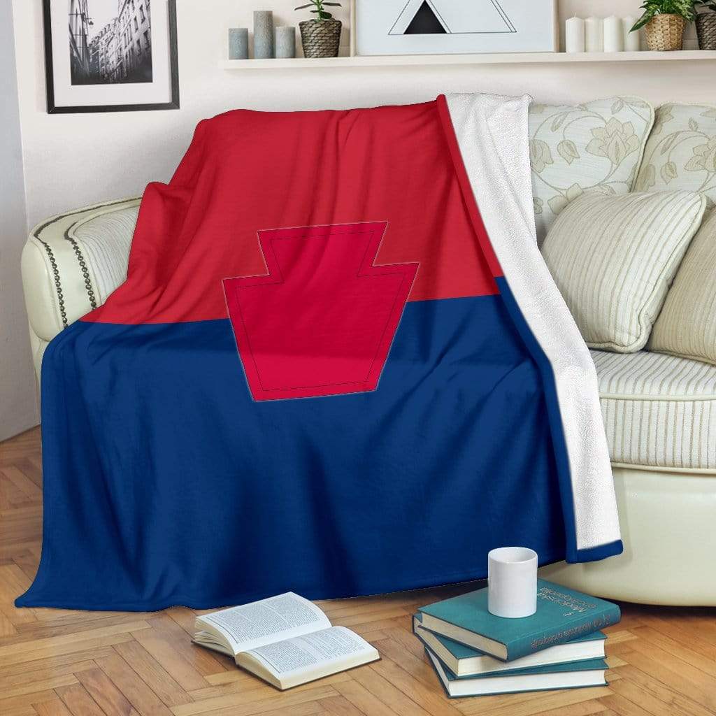 fleece blanket 28th Infantry Division Fleece Throw Blanket