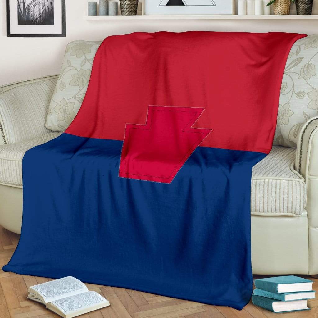 fleece blanket 28th Infantry Division Fleece Throw Blanket