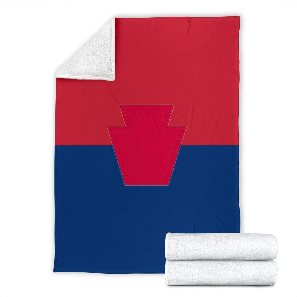 fleece blanket 28th Infantry Division Fleece Throw Blanket