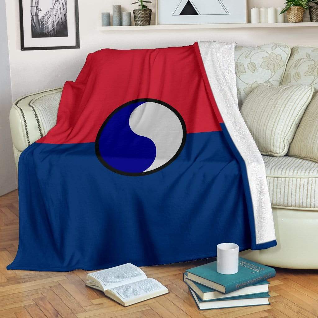 fleece blanket 29th Infantry Division Fleece Throw Blanket