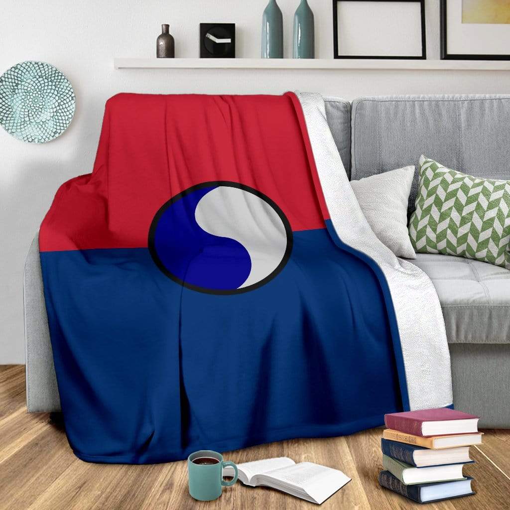 fleece blanket 29th Infantry Division Fleece Throw Blanket