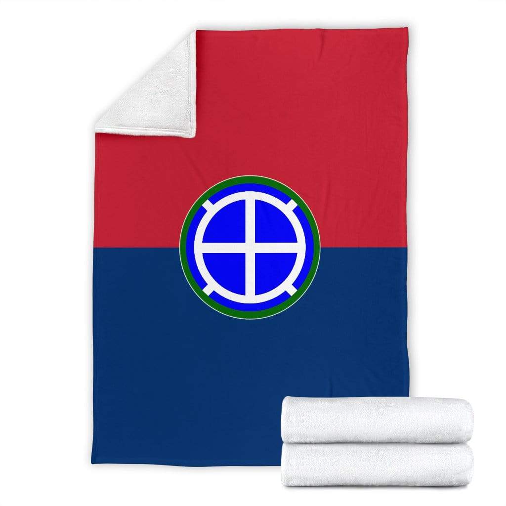 fleece blanket 35th Infantry Division Fleece Throw Blanket