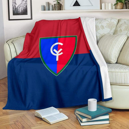 38th Infantry Division Fleece Throw Blanket