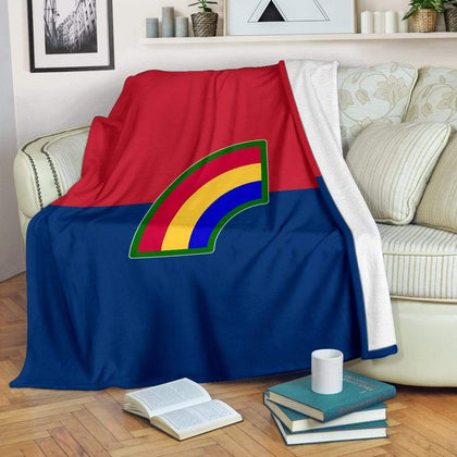 42nd Infantry Division Fleece Throw Blanket