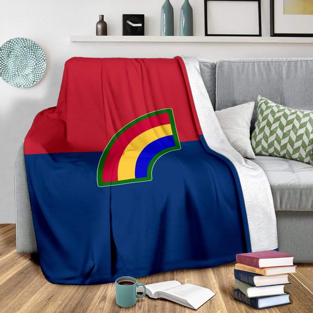 fleece blanket 42nd Infantry Division Fleece Throw Blanket