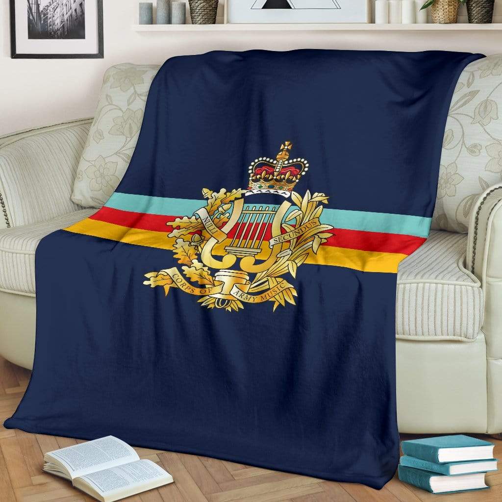 fleece blanket Corps Of Army Music Fleece Blanket