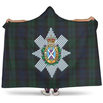 Black Watch Premium Hooded Blanket