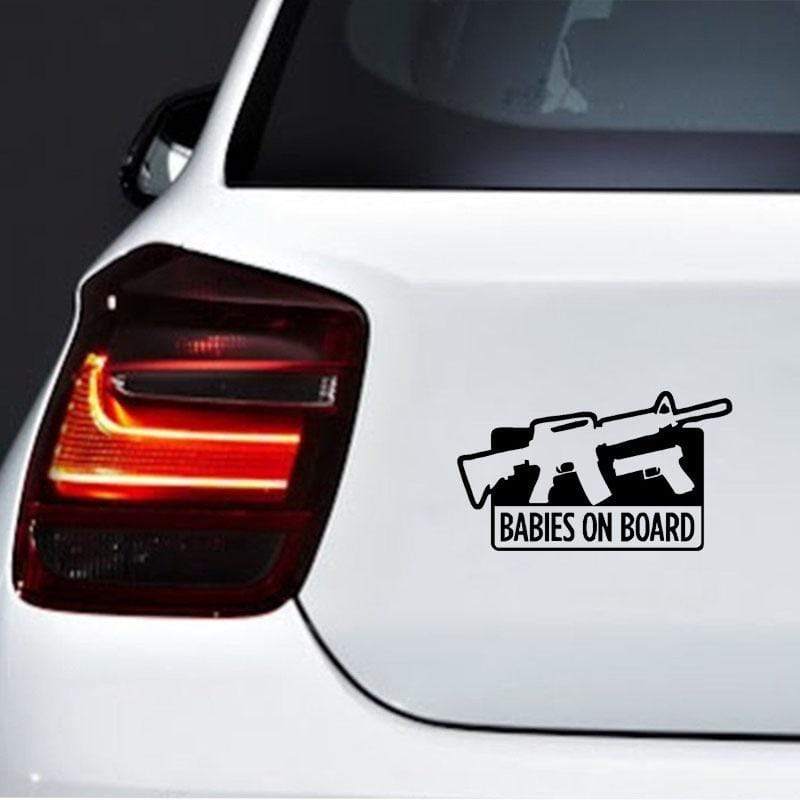 sticker Babies On Board Bumper Sticker