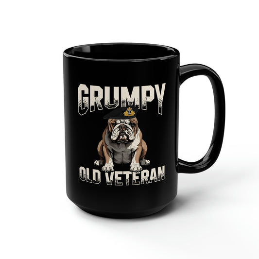 Grumpy Old Royal Navy Officer Veteran Jumbo Mug