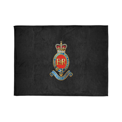 3 Regiment Royal Horse Artillery Fleece Blanket (Black Background)