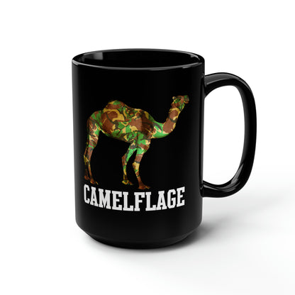 Camelflage Black Mug 15oz