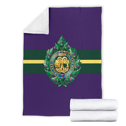 fleece blanket Argyll and Sutherland Highlanders Fleece Blanket