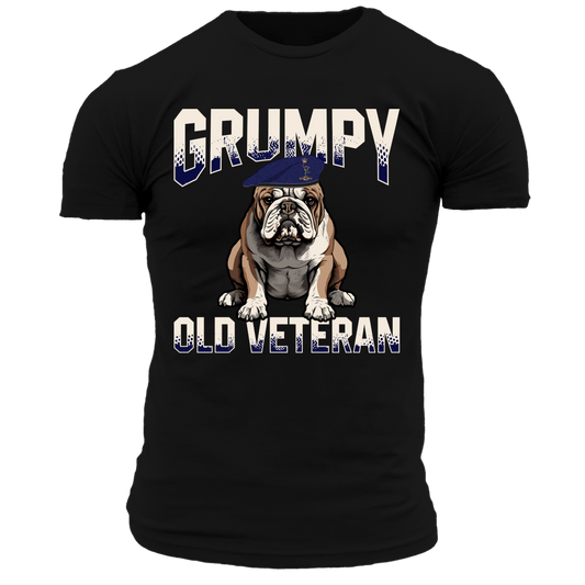 T-Shirt Black / S Grumpy Old Royal Signals Veteran