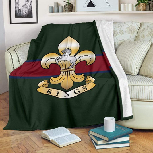 fleece blanket Youth (56 x 43 inches / 140 x 110 cm) King's Regiment Fleece Blanket