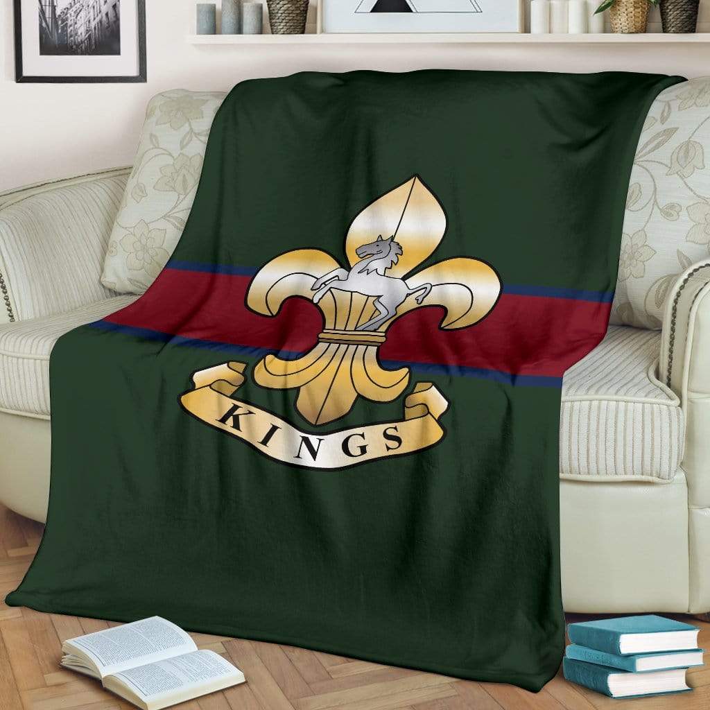 fleece blanket King's Regiment Fleece Blanket