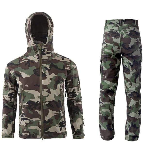 apparel Jungle camouflage / S Military TAD Camouflage Shark Skin