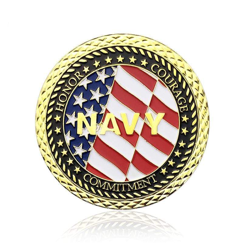 memorabilia Navy Veteran Challenge Coin