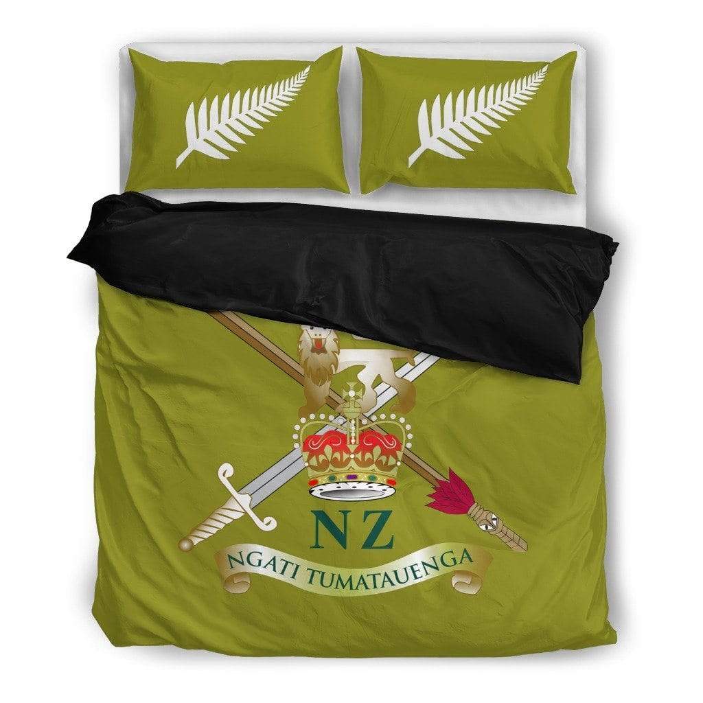 duvet Bedding Set - Black - New Zealand / Twin New Zealand Army Duvet Cover + 2 Pillow Cases