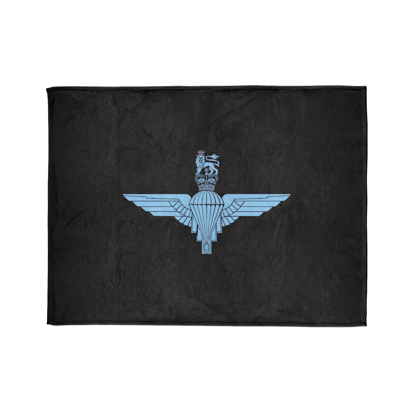 Fleece Blanket PARA Regiment Fleece Blanket (Black Background)