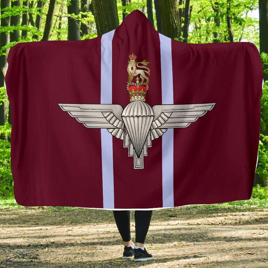hooded blanket Youth 60 inch x 45 inch Parachute Regiment Hooded Blanket