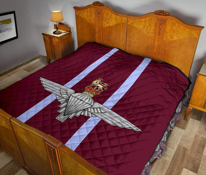 quilt Queen (80 x 90 inches / 203 x 228 cm) Parachute Regiment Quilted Blanket